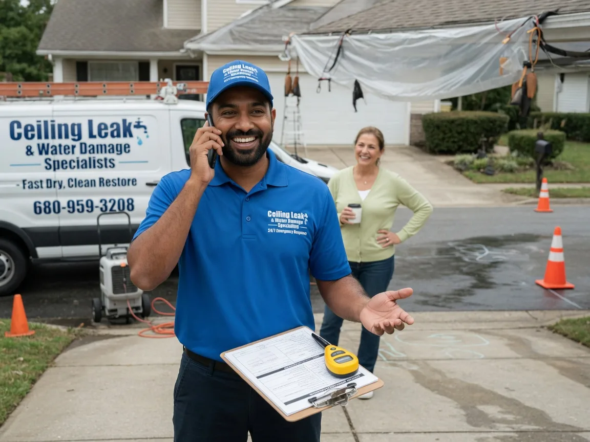 Ceiling Leak Cleanup Scribner, NE FAQs